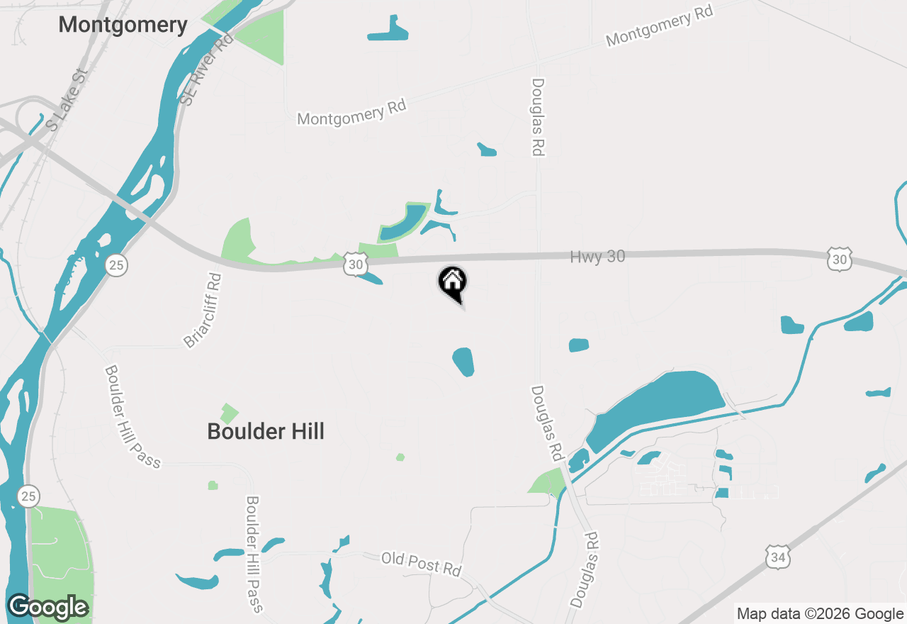 Map of 16 Afton Drive, Montgomery, IL 60538