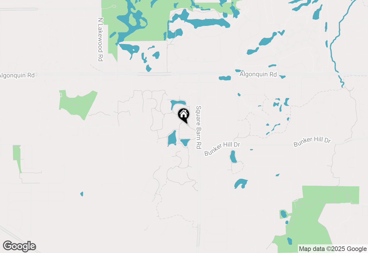 Map of 8 Hithergreen Court, Algonquin, IL 60102