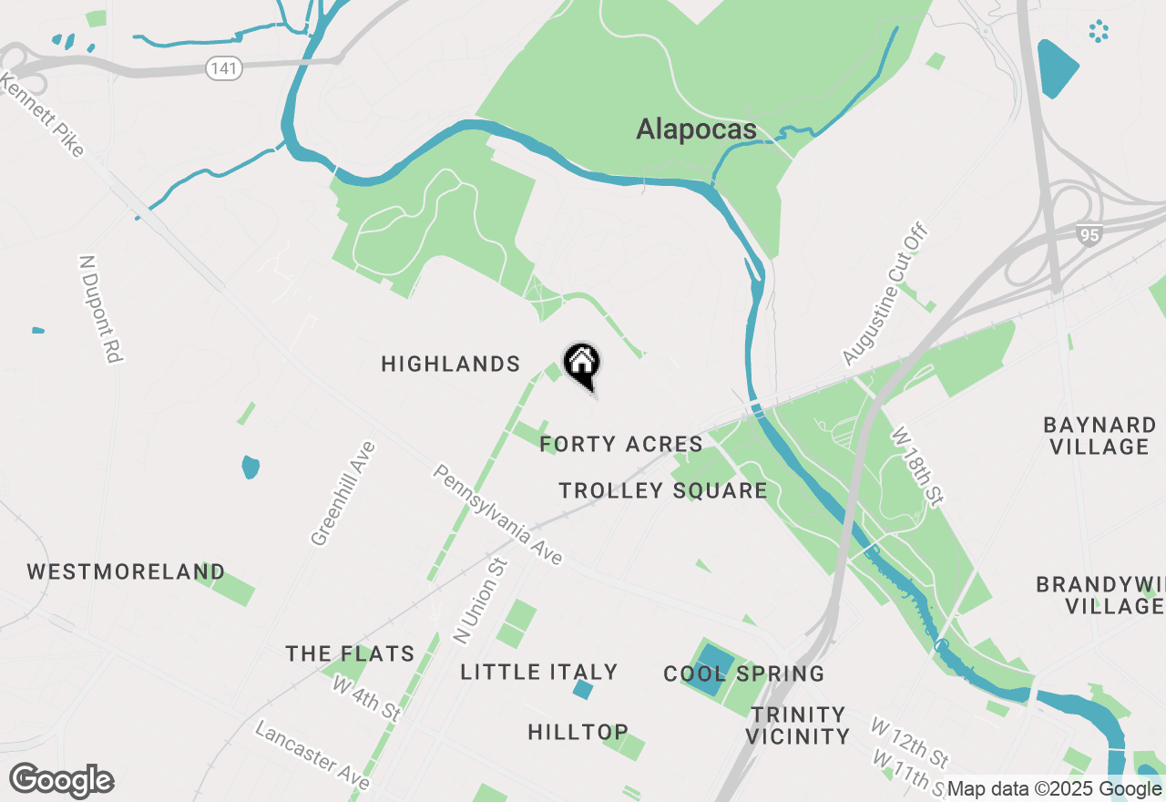 Map of 1715 N Union Street, Wilmington, DE 19806