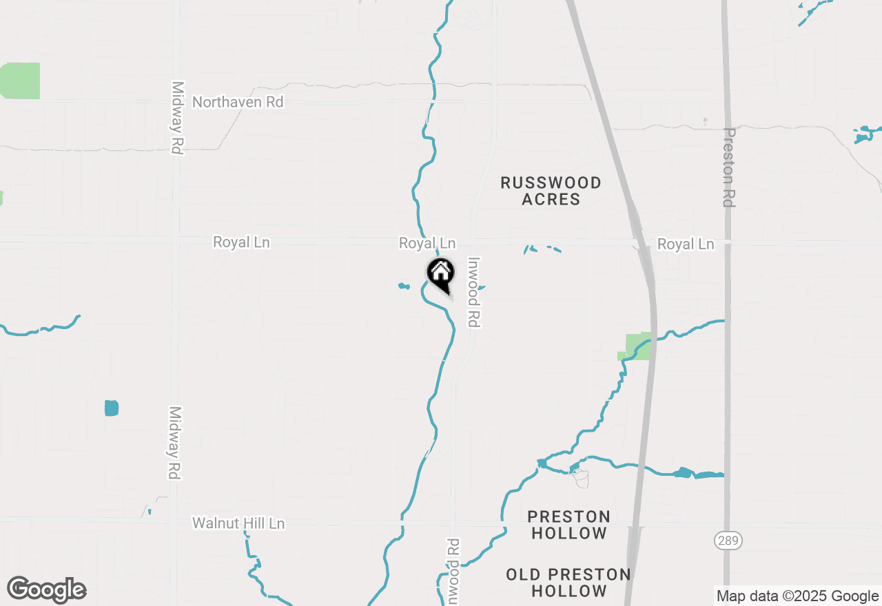 Map of 10617 Bridge Hollow Court, Dallas, TX 75229