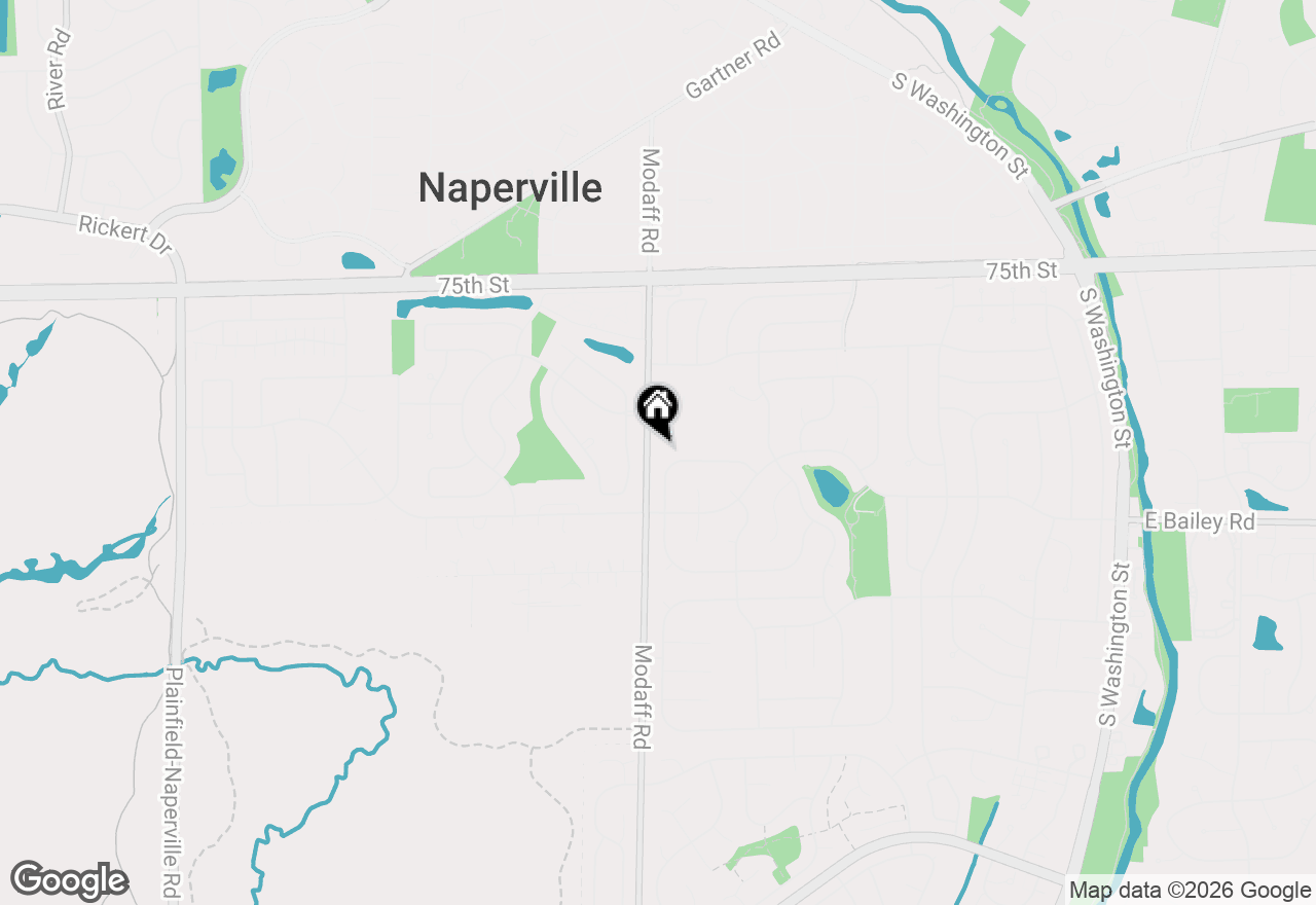 Map of 455 Flock Avenue, Naperville, IL 60565