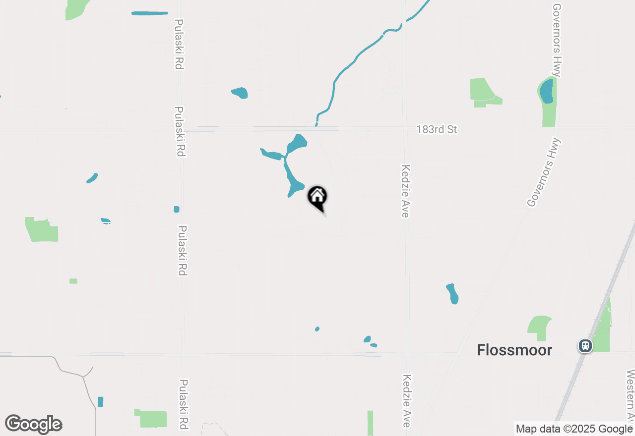 Map of 18623 Augusta Lane, Hazel Crest, IL 60429