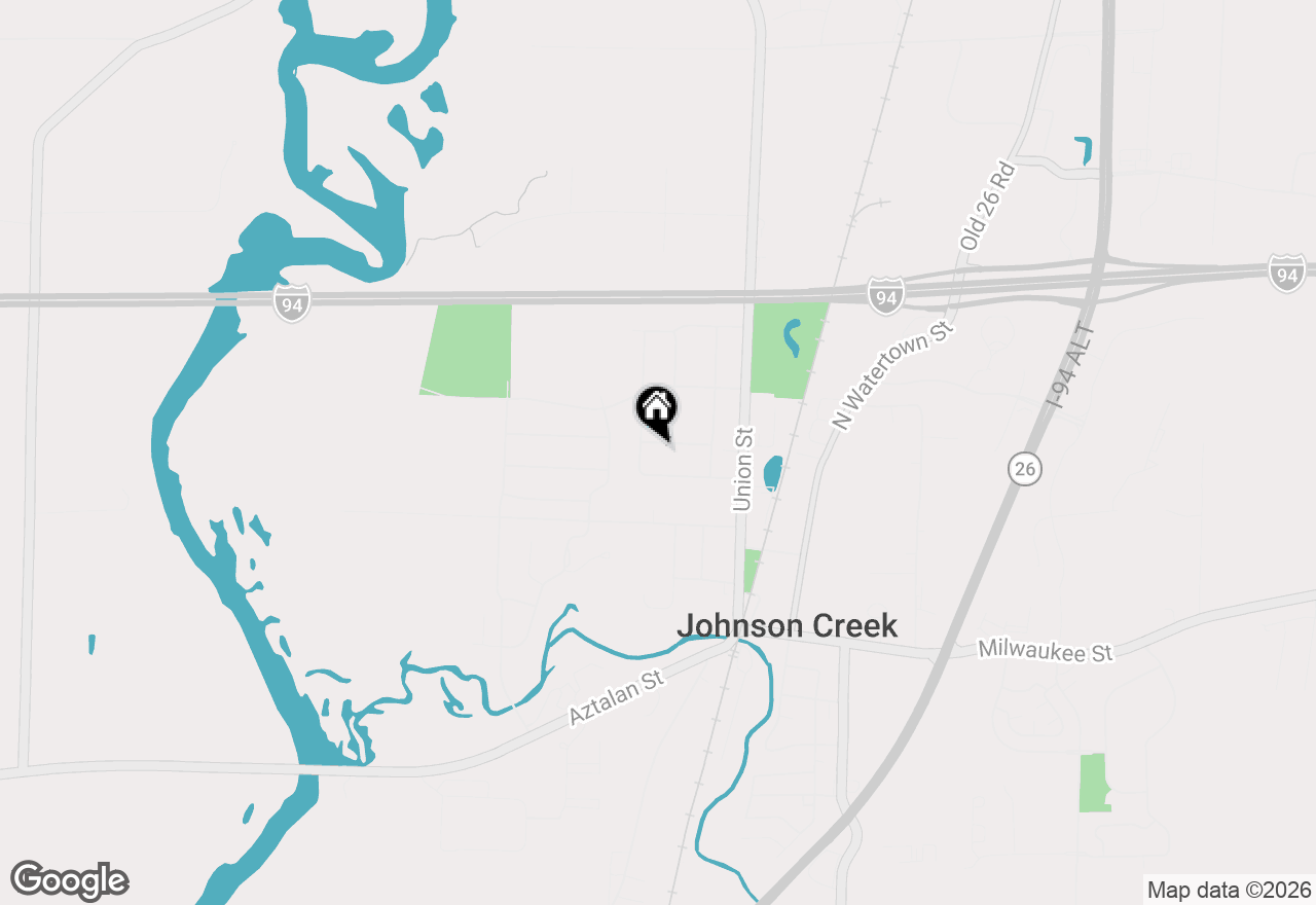 Map of 221 Pioneer Dr, Johnson Creek, WI 53038