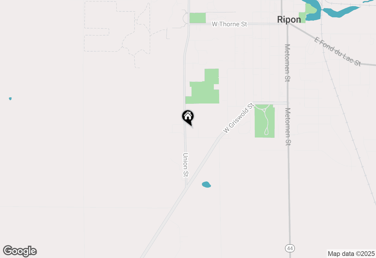 Map of N7921 Union Street, Ripon, WI 54971