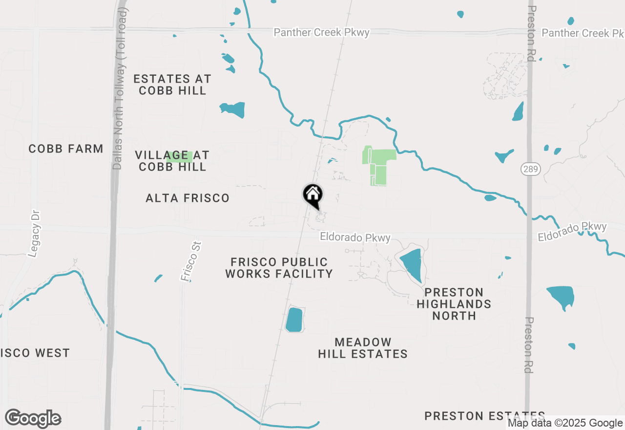 Map of 11861 Rebecca Drive, Frisco, TX 75033