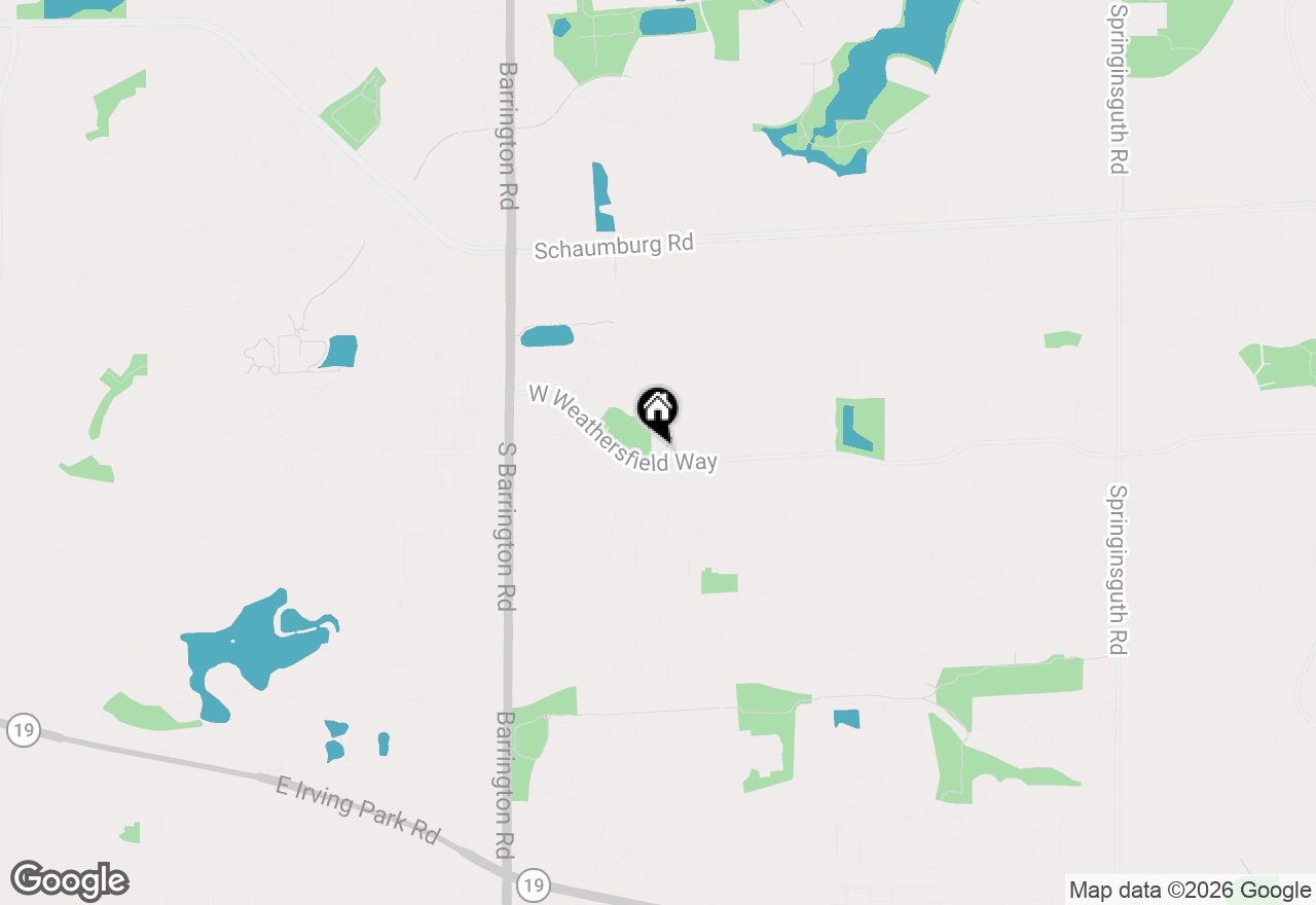 Map of 2326 W Weathersfield Way, Schaumburg, IL 60193