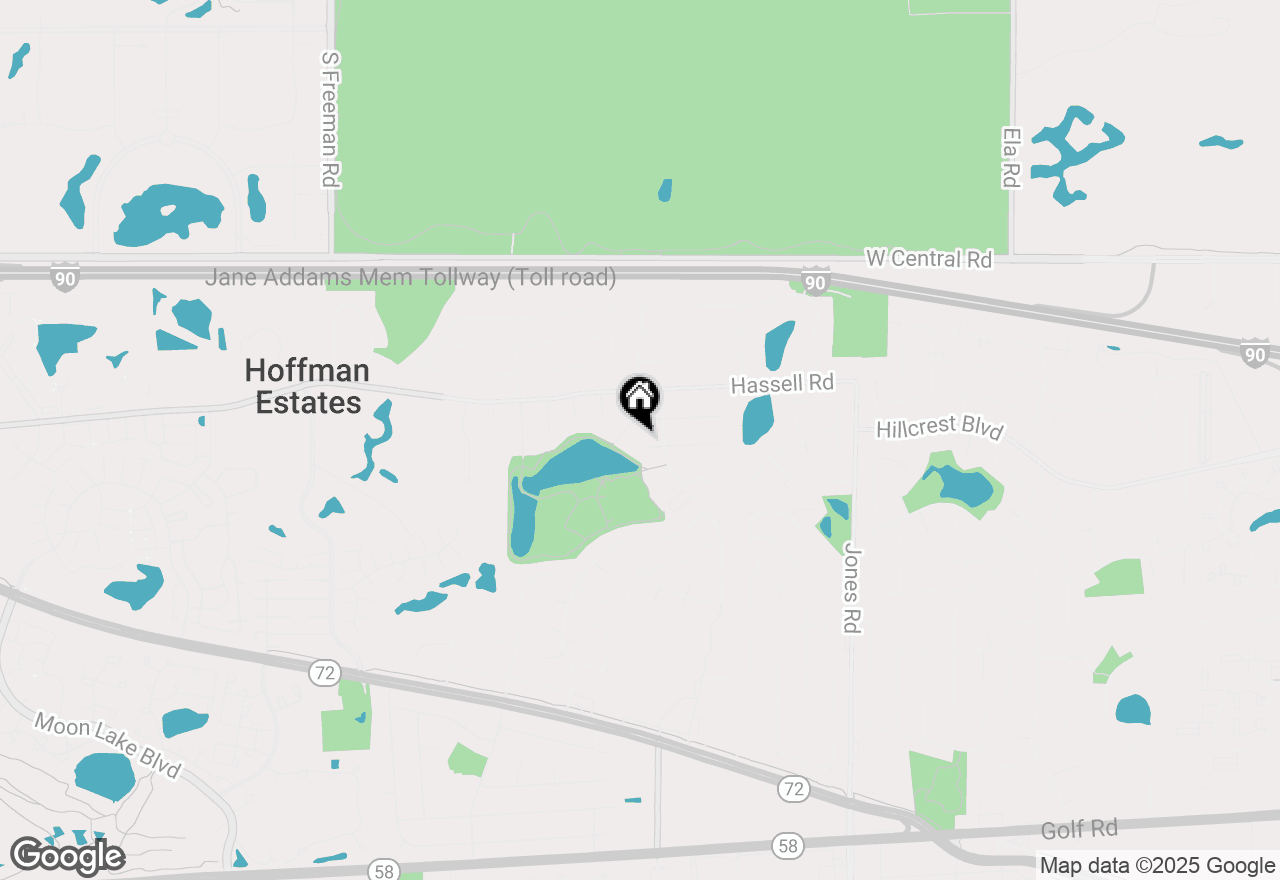 Map of 1180 Cobble Hill Court, Hoffman Estates, IL 60169