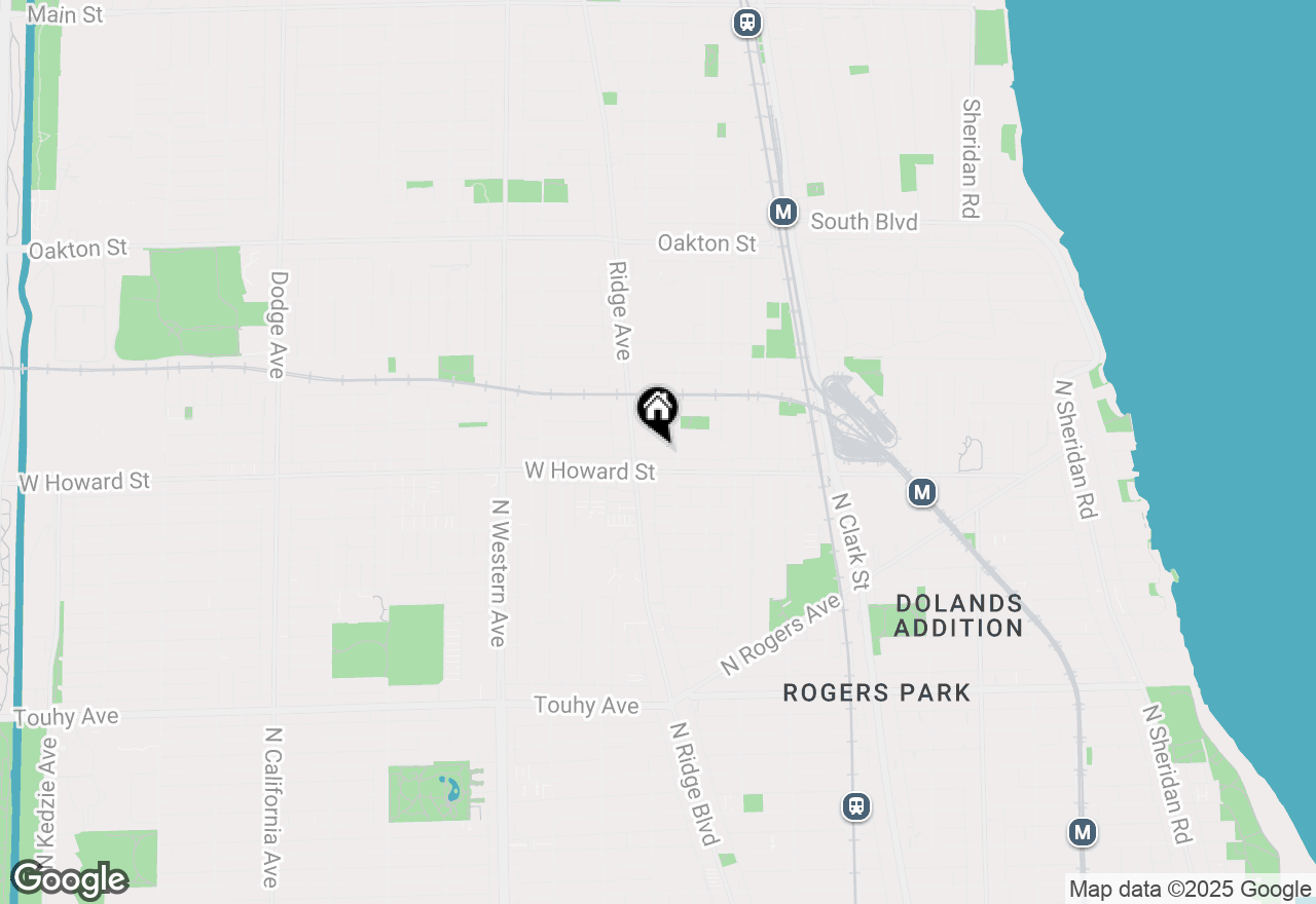 Map of 814 Dobson Street #3W, Evanston, IL 60202