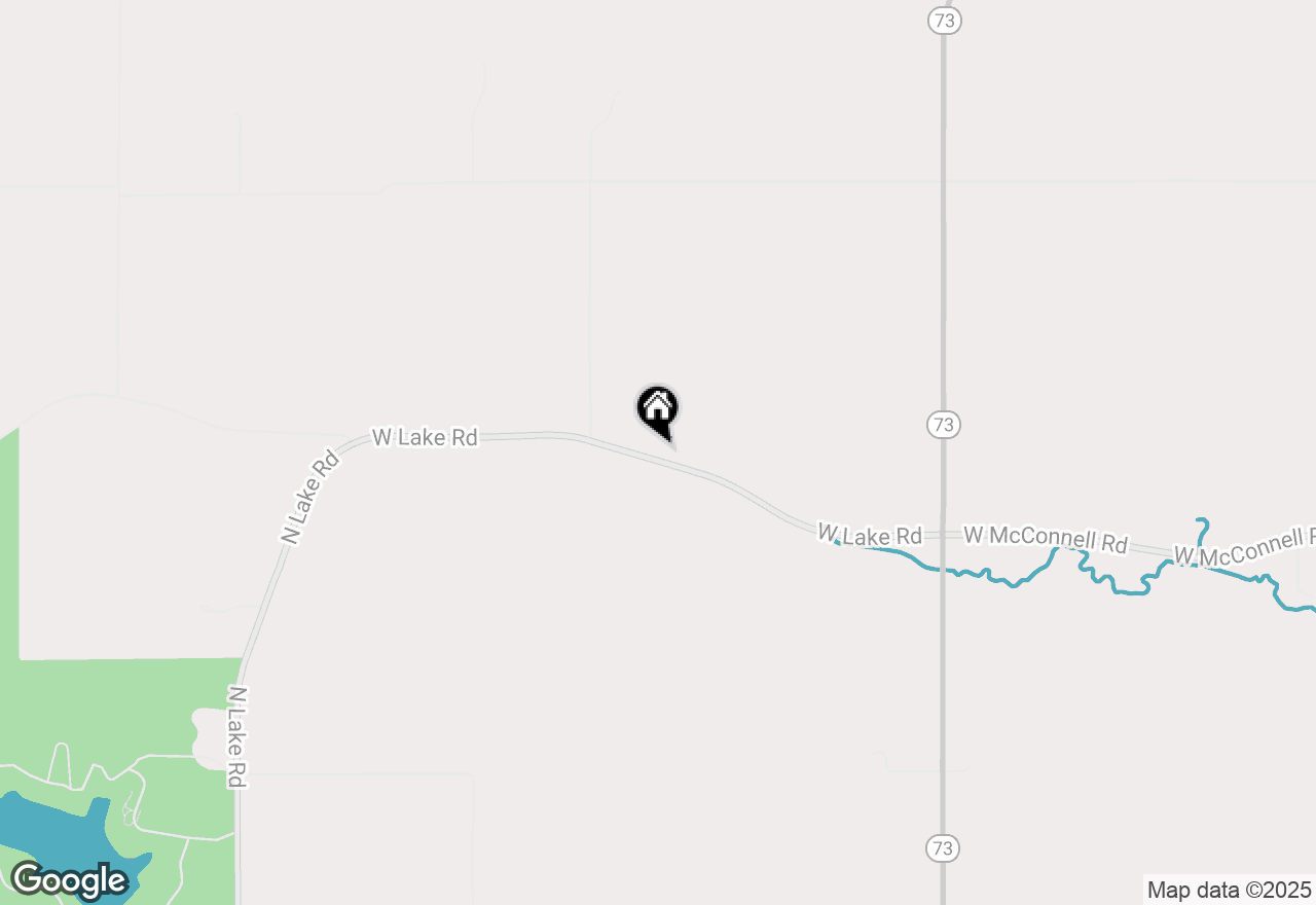 Map of 9864 W Lake Road, Winslow, IL 61089