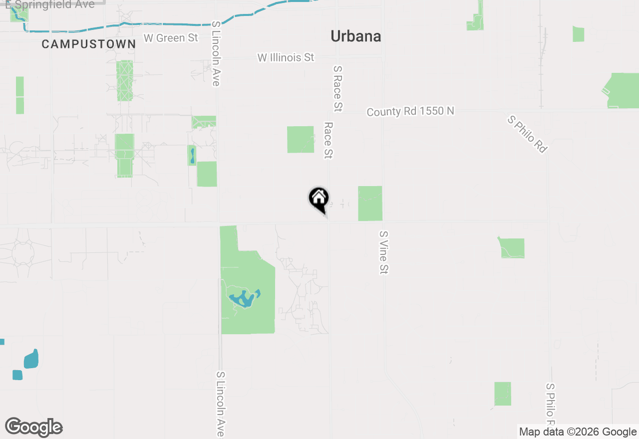 Map of 208 W Florida Avenue, Urbana, IL 61801