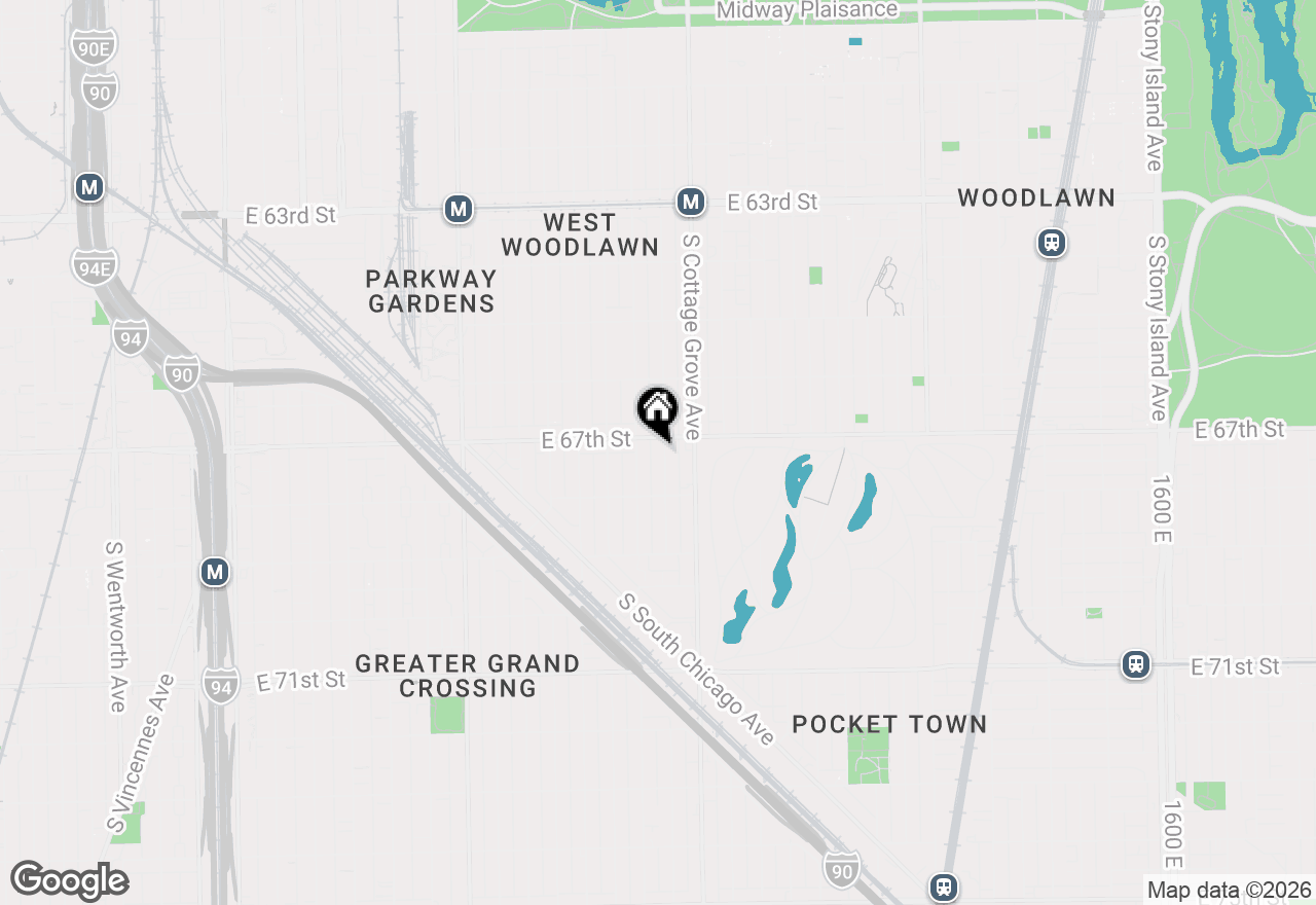 Map of 6712 S Evans Avenue, Chicago, IL 60637
