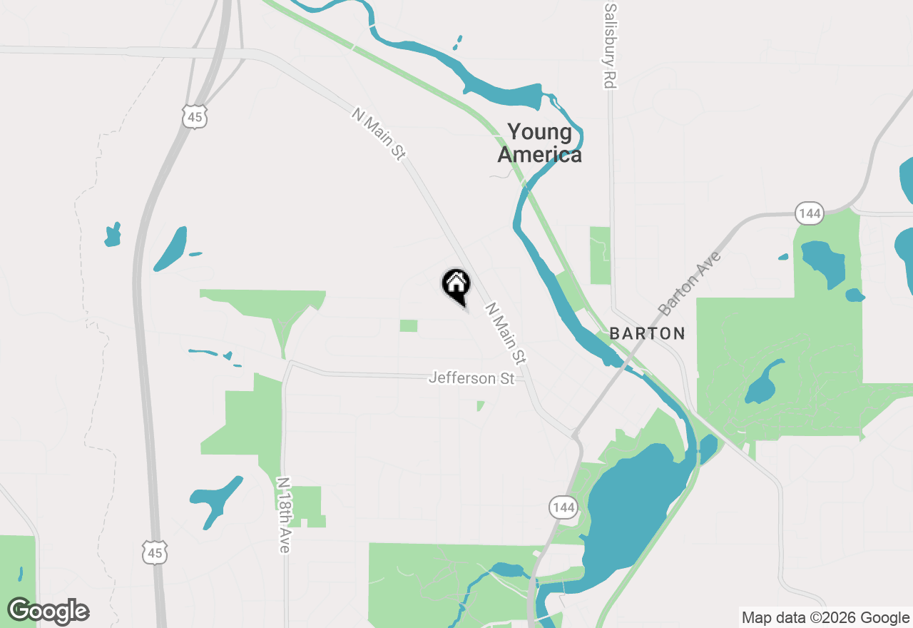 Map of 1010 Sunset Ridge Dr W, West Bend, WI 53090