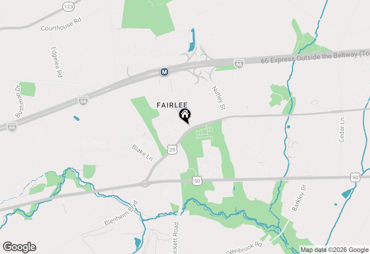 Map of 9653 Pullman Place, Fairfax, VA 22031