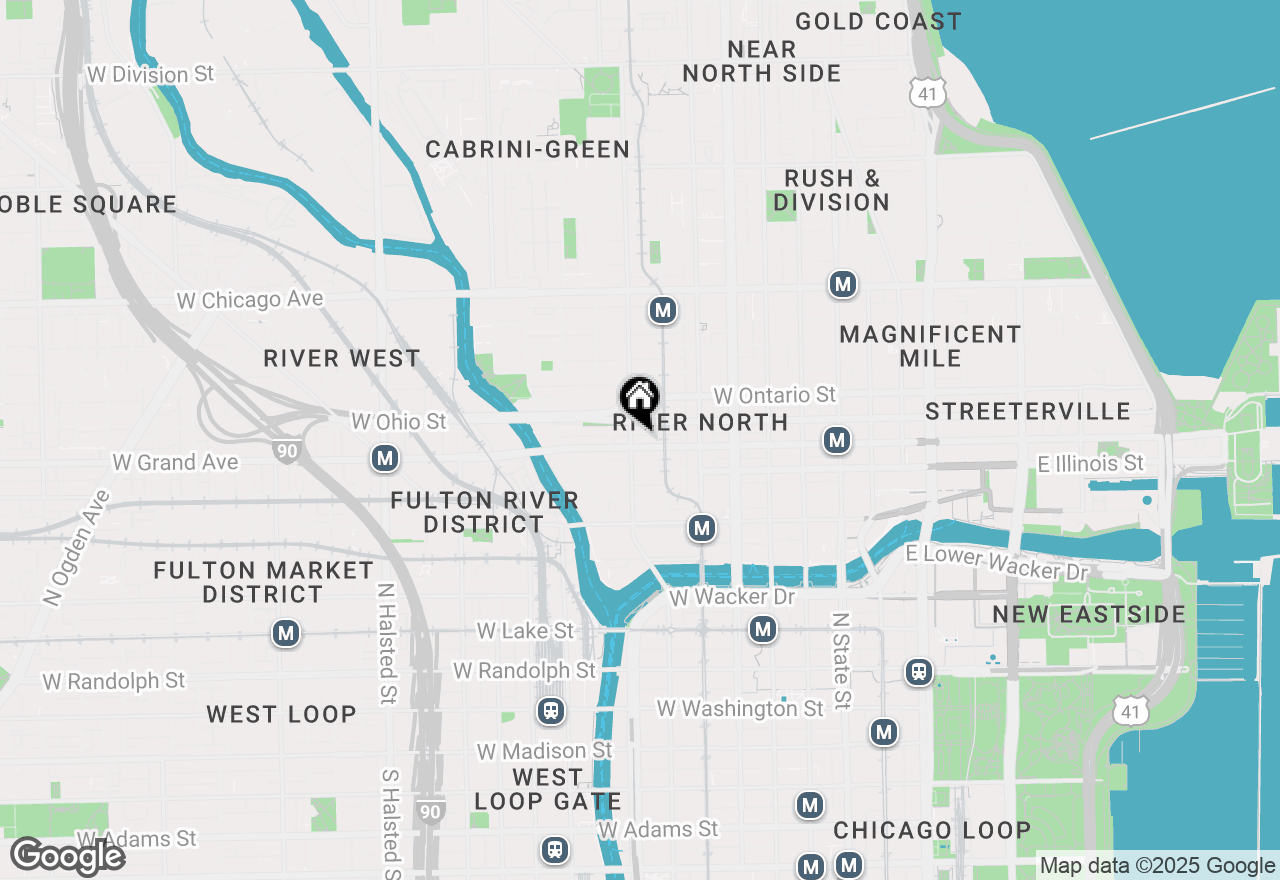 Map of 330 W Grand Avenue #1305, Chicago, IL 60654