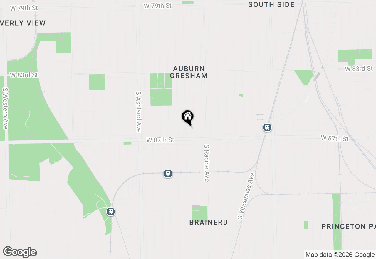 Map of 8624 S Throop Street, Chicago, IL 60620