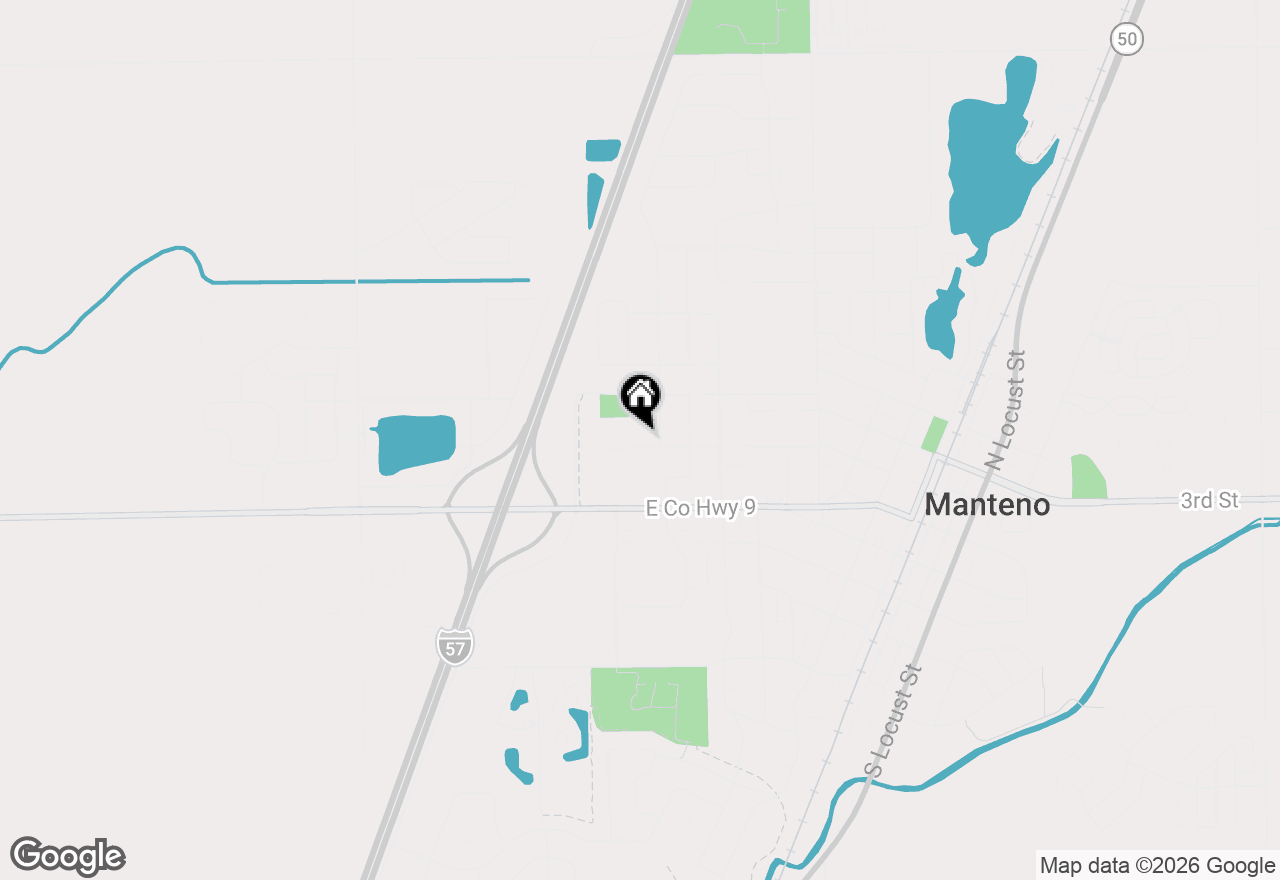 Map of 655 West End Drive, Manteno, IL 60950