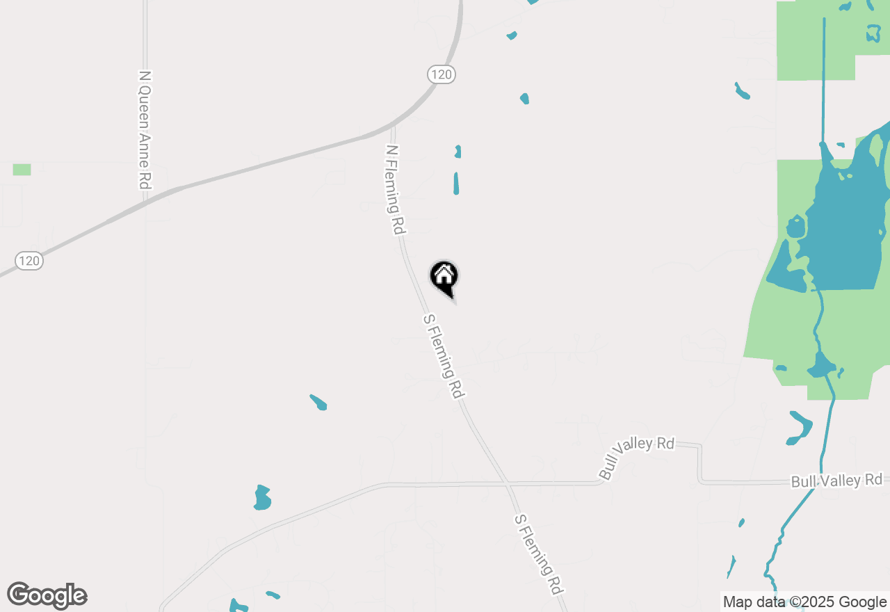 Map of 110 N Fleming Road, Bull Valley, IL 60098