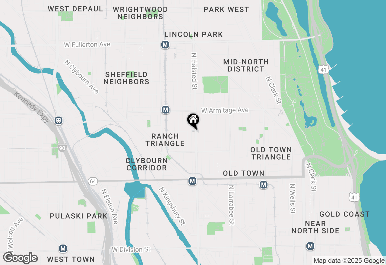 Map of 1870 N Halsted Street #3, Chicago, IL 60614