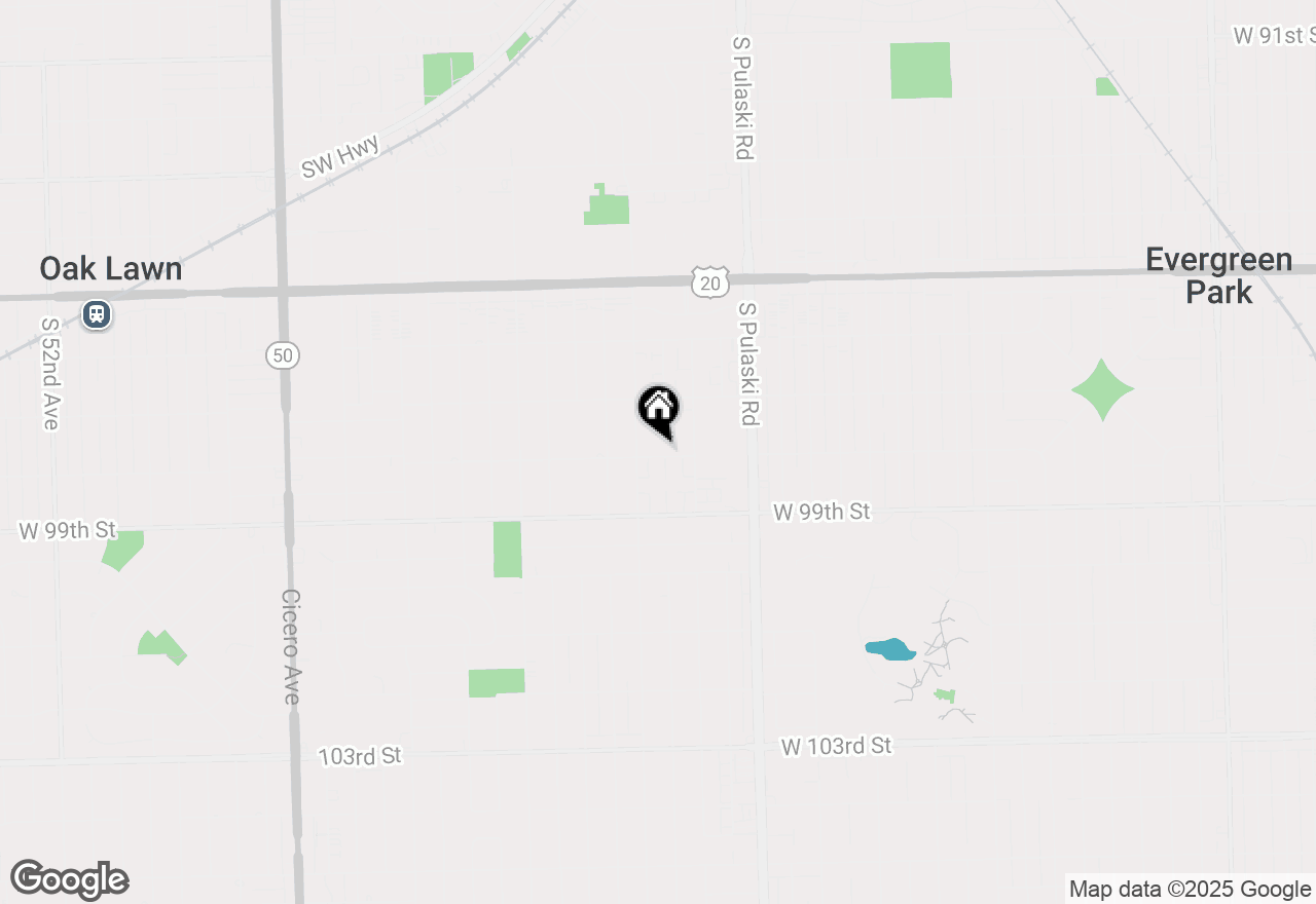 Map of 4136 W 98th Street #210, Oak Lawn, IL 60453