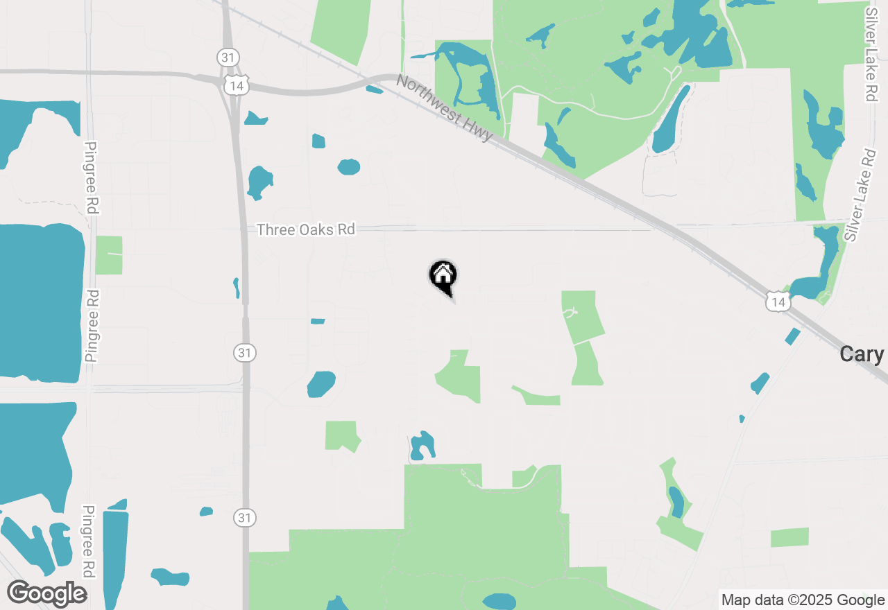 Map of 1419 New Haven Drive, Cary, IL 60013