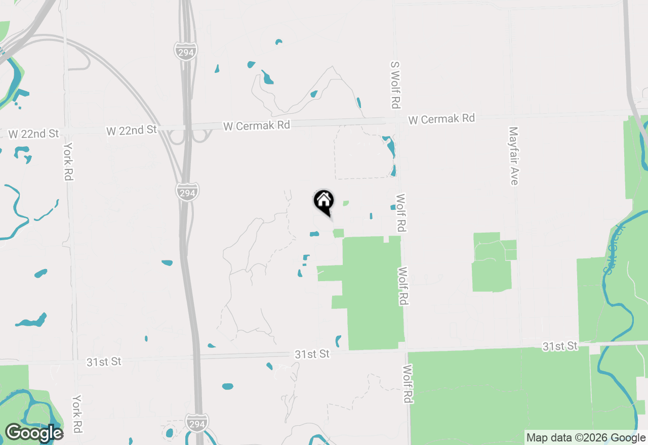 Map of 2556 Camberley Circle #2-813, Westchester, IL 60154