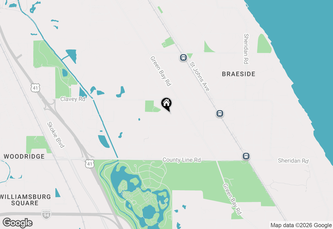 Map of 319 Hastings Avenue, Highland Park, IL 60035