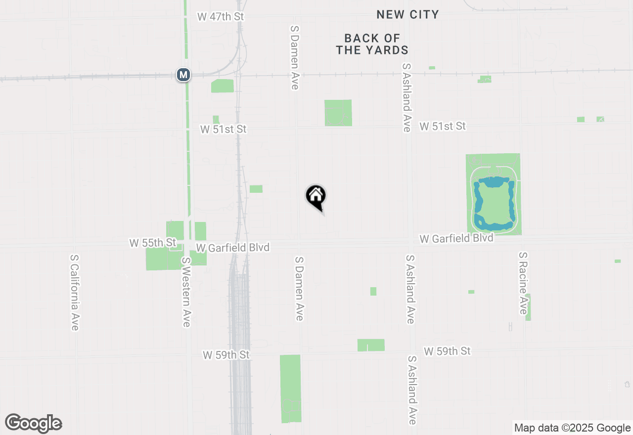 Map of 5409 S Winchester Avenue #3R, Chicago, IL 60609