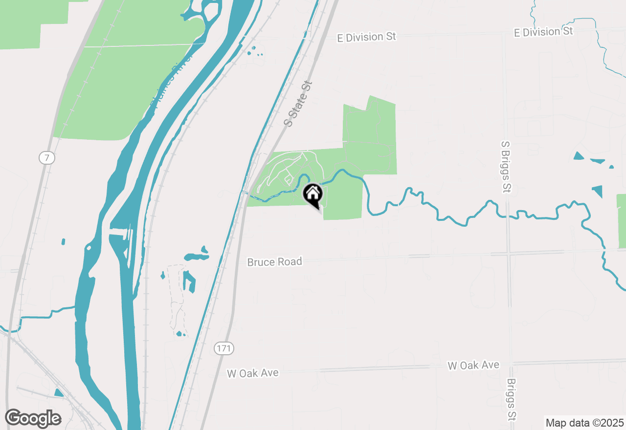 Map of 327 Hughes Avenue, Lockport, IL 60441