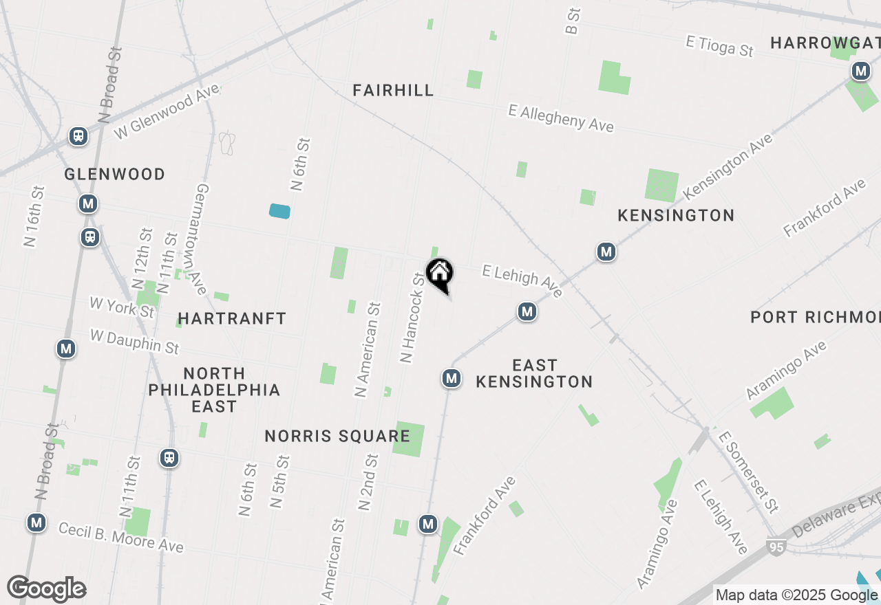 Map of 2553 N Waterloo Street, Philadelphia, PA 19133