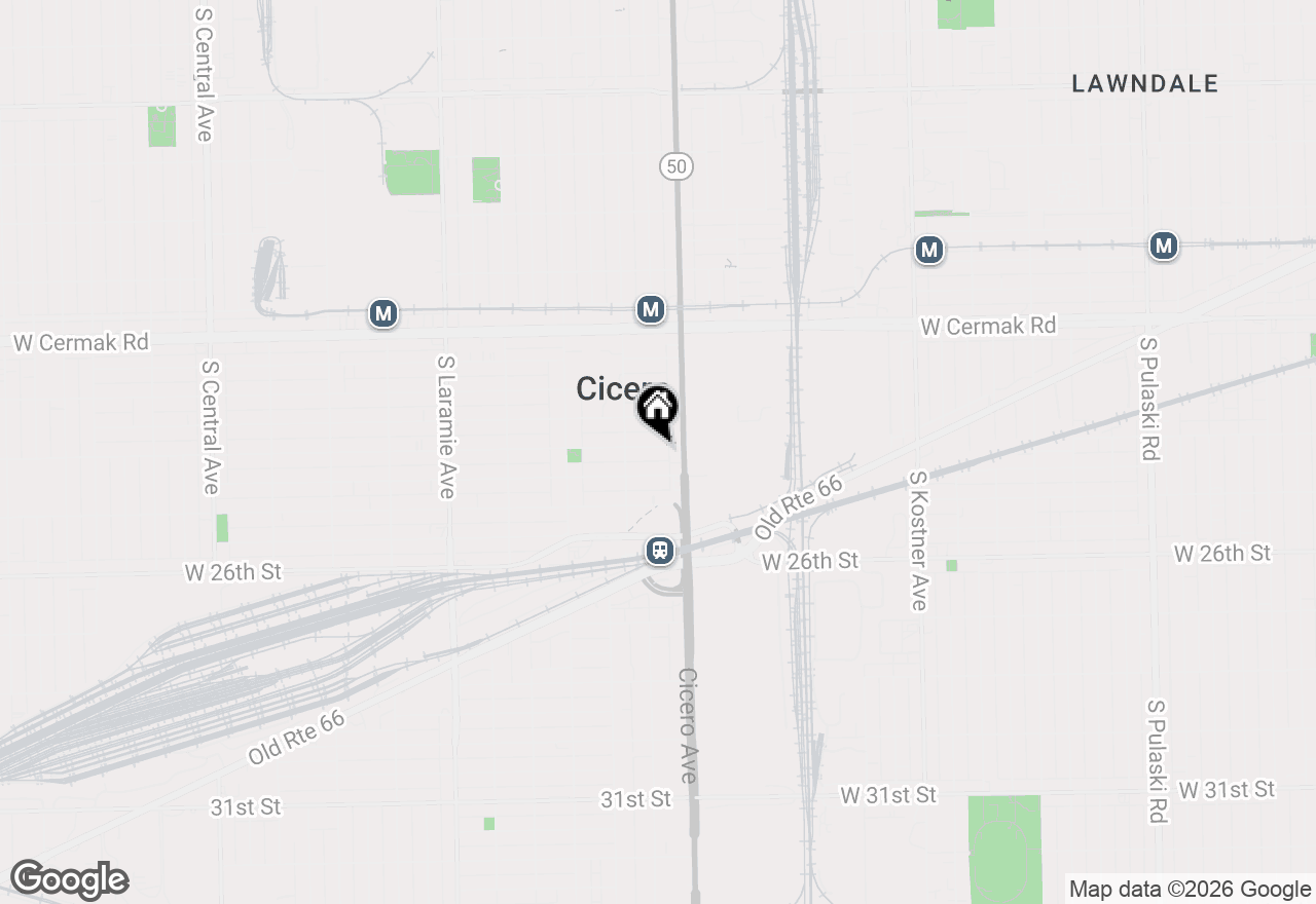 Map of 4821 W 24th Street, Cicero, IL 60804