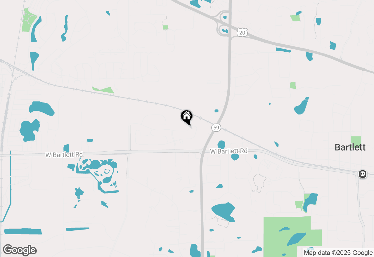 Map of 1116 Bluebell Lane, Bartlett, IL 60103