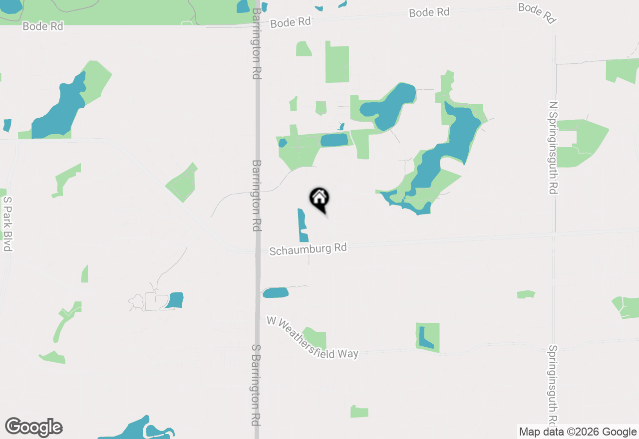 Map of 104 Thistle Court, Schaumburg, IL 60194