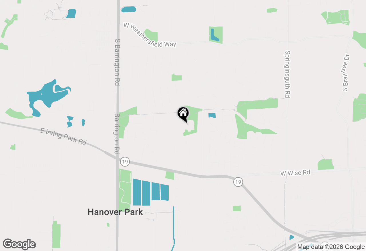Map of (Address confidential), Hanover Park, Illinois 60133