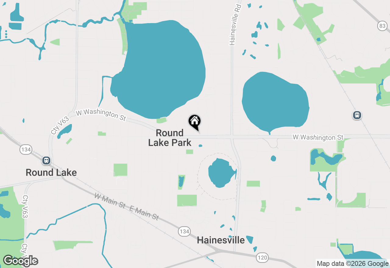 Map of 414 E Washington Street, Round Lake Park, IL 60073