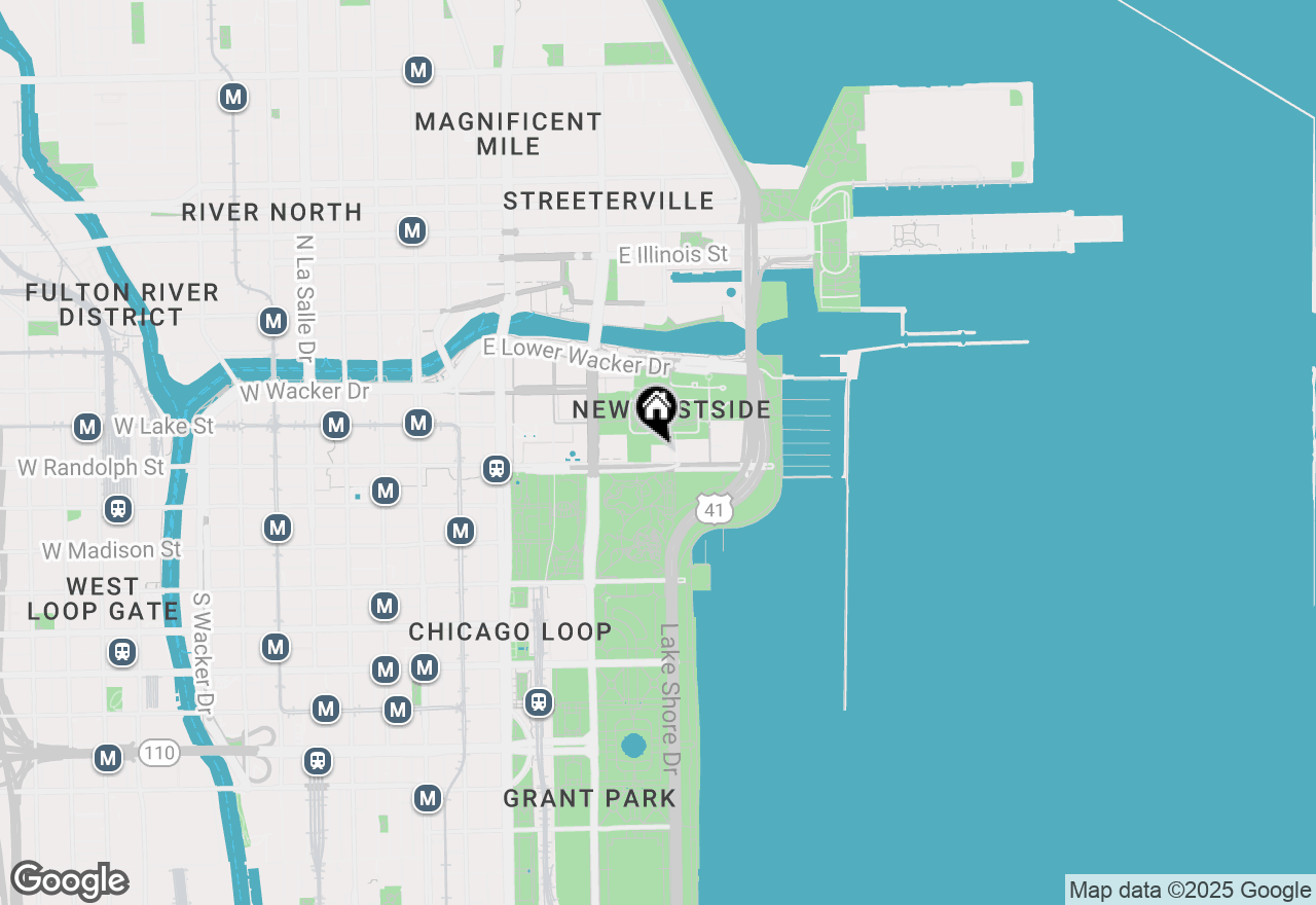 Map of 360 E Randolph Street #2805-2806, Chicago, IL 60601