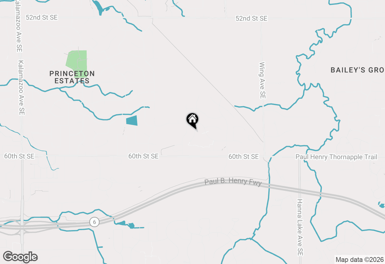 Map of 5859 Kiverton Ridge Drive Se, Kentwood, MI 49508