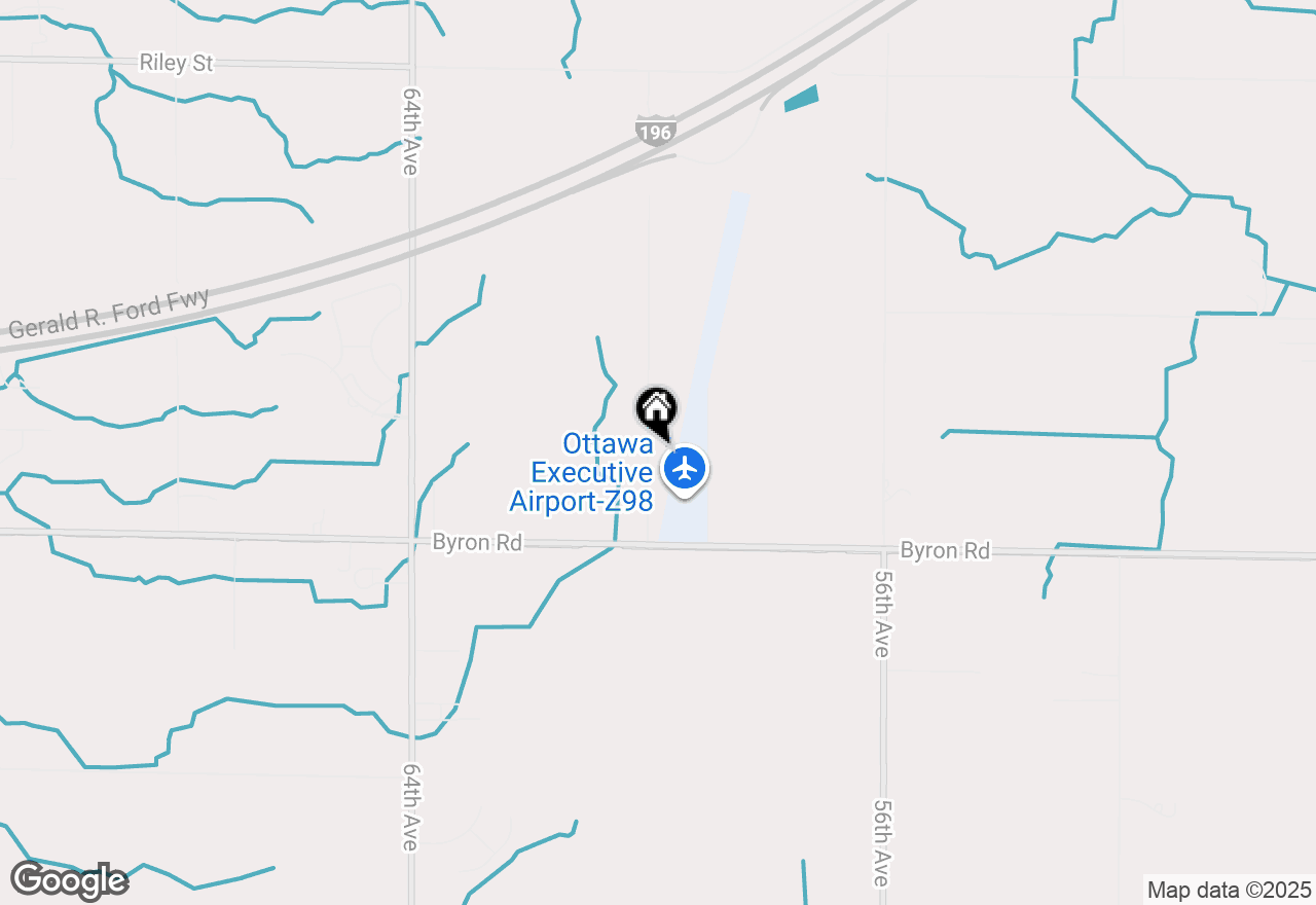Map of 2552 Air Park Drive, Zeeland, MI 49464