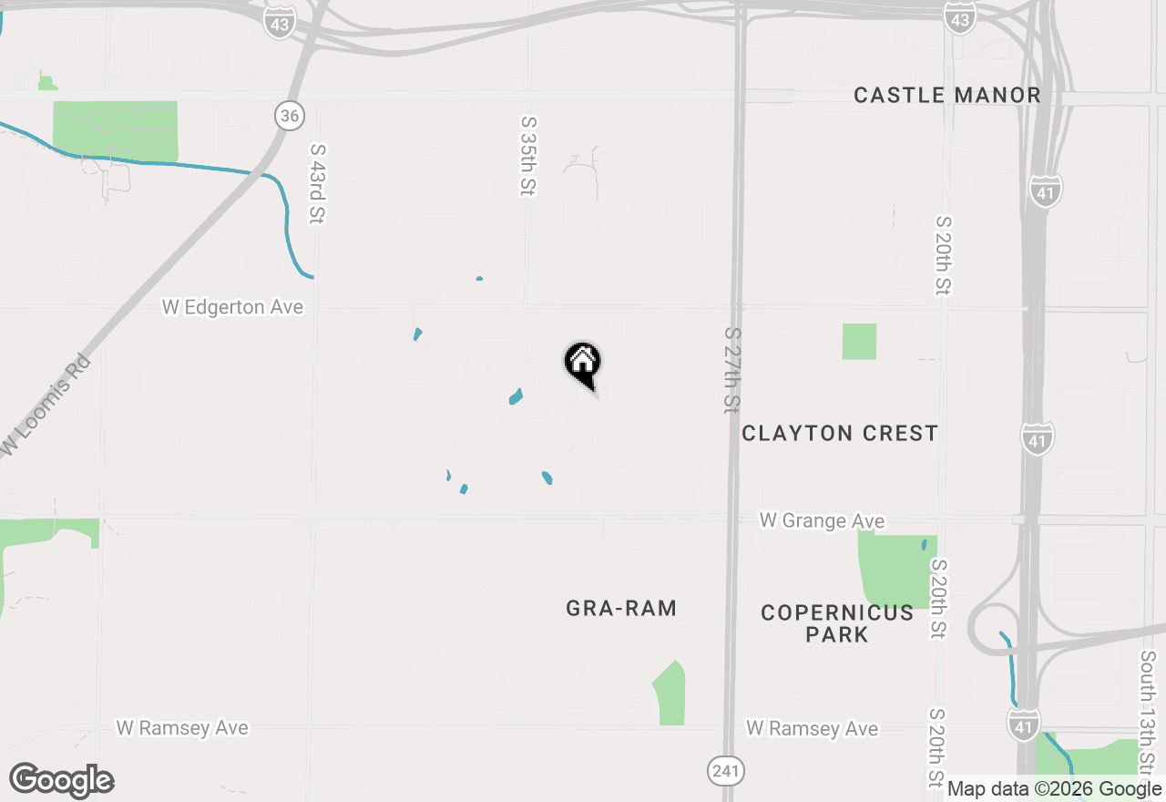 Map of 5270 Somerset Ln #S, Milwaukee, WI 53221