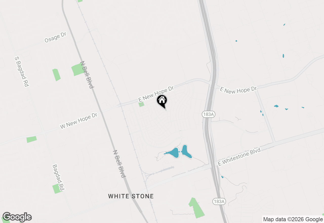 Map of 819 Palo Duro Dr, Cedar Park, TX 78613