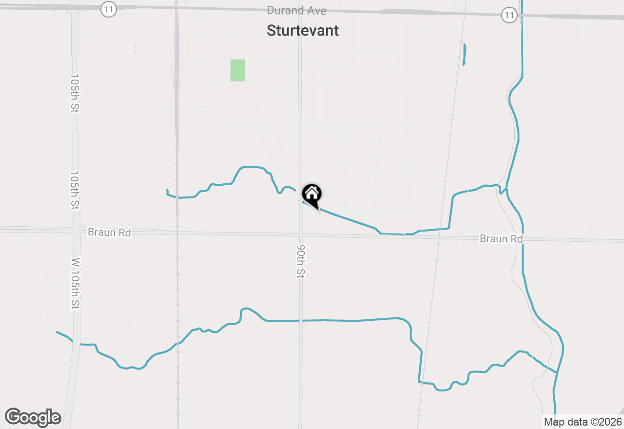Map of 8900 Citadel Ter, Sturtevant, WI 53177