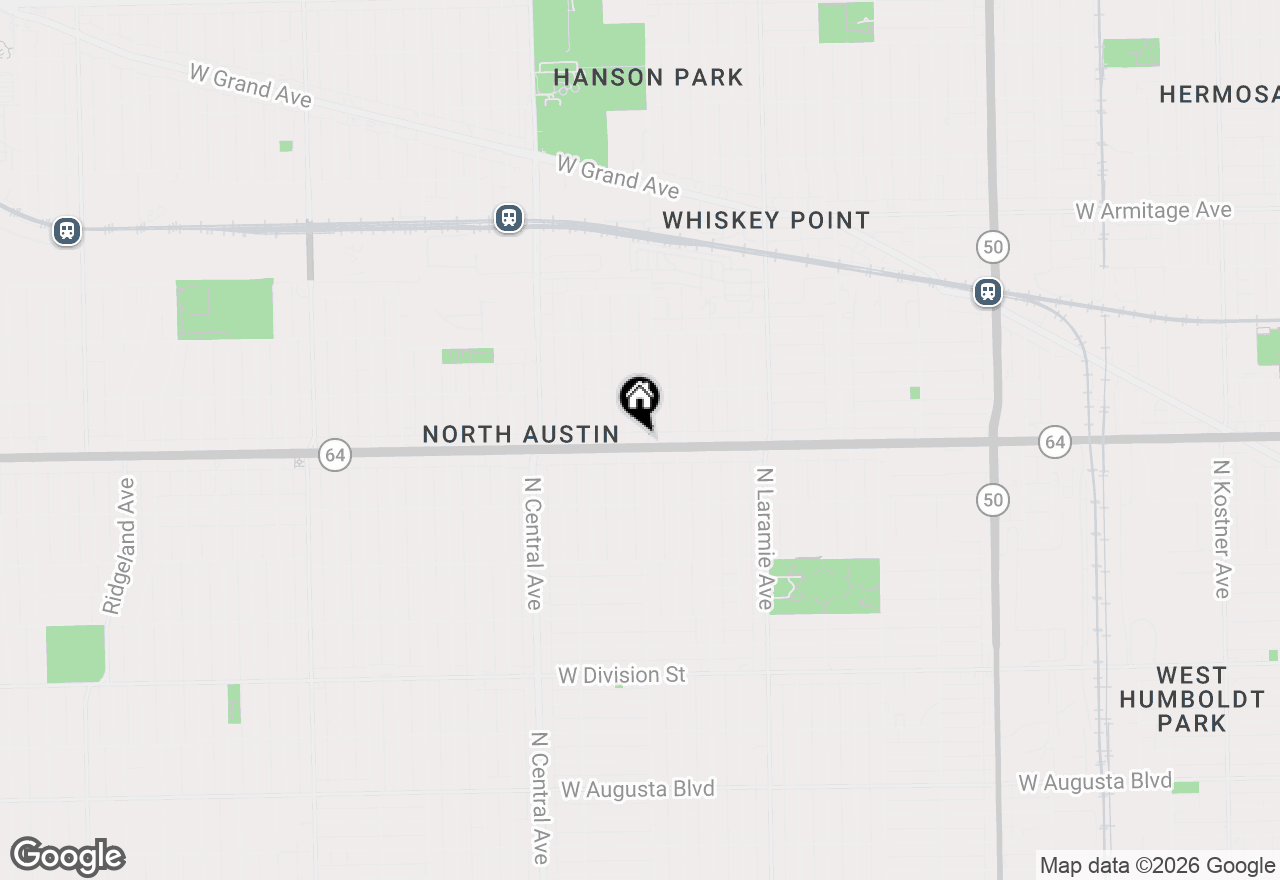 Map of 5414 W North Ave., Chicago,  60639