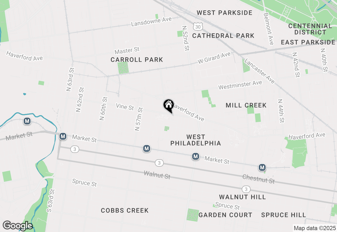 Map of 5432 Vine Street #DOWNSTAIRS1, Philadelphia, PA 19139