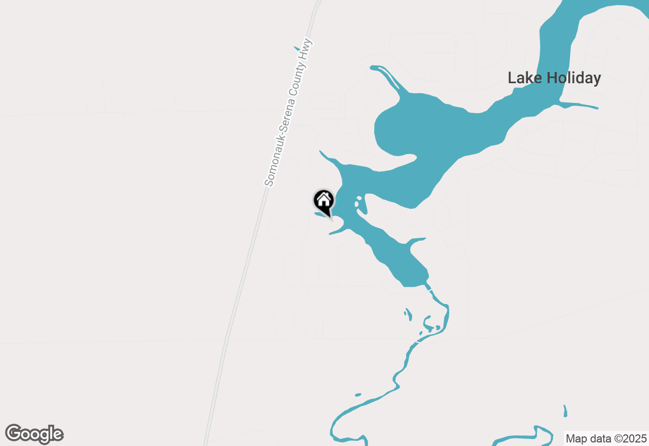 Map of 209 Oak Cove Cove, Lake Holiday, IL 60552