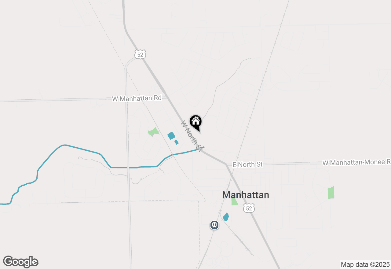 Map of 310 W North Street, Manhattan, IL 60442