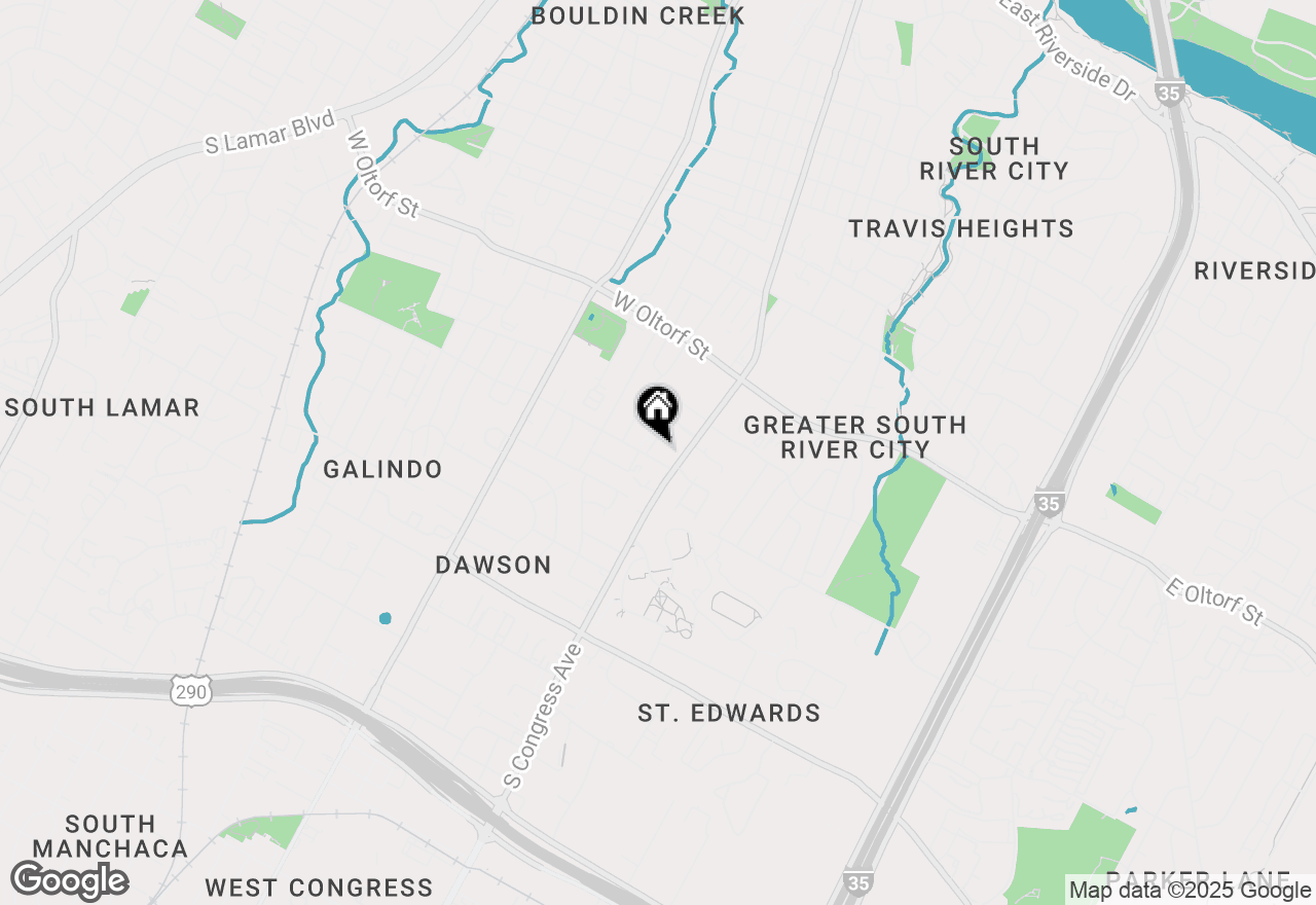 Map of 124 Cumberland Rd #201, Austin, TX 78704