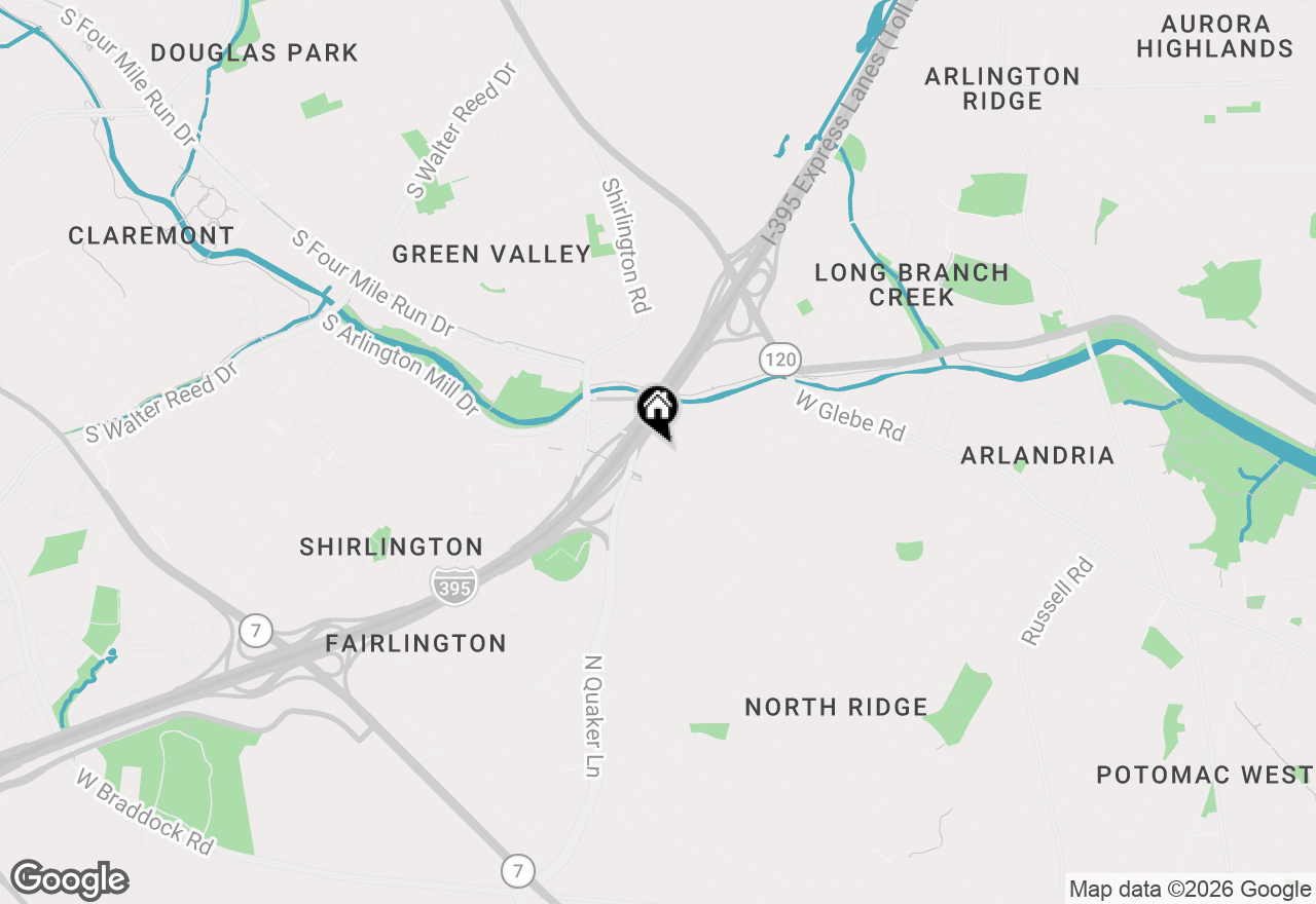 Map of 1439 Martha Custis Drive, Alexandria, VA 22302