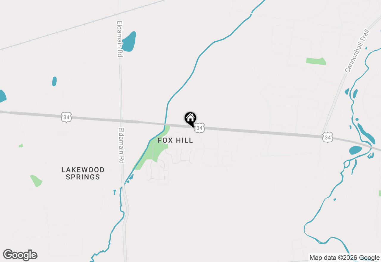 Map of 1538 Cottonwood Trail, Yorkville, IL 60560