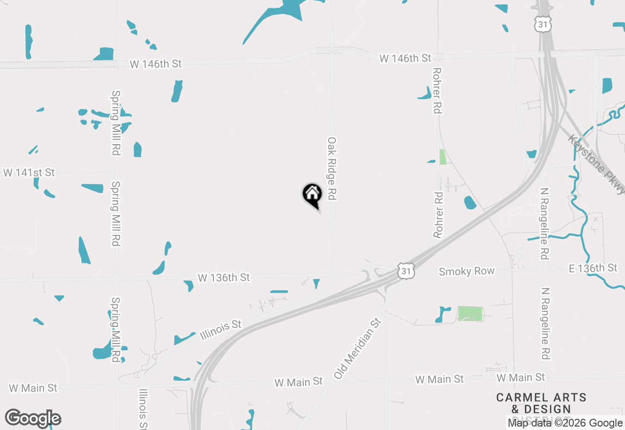 Map of 13850 Adios Pass, Carmel, IN 46032
