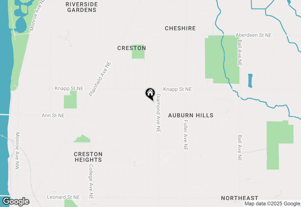 Map of 1901 Houseman Avenue Ne, Grand Rapids, MI 49505