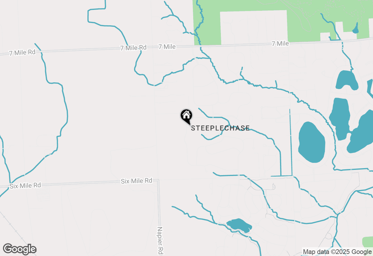 Map of 17685 Briar Ridge Lane, Northville, MI 48168